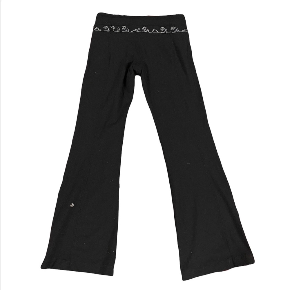 Lululemon hemmed Black Groove Pants
